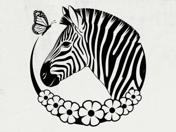 Download Zebra SVG, Hand-Drawn Animal Clipart - Anima Collection