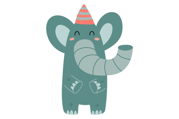 Download Cute Elephant. Childish Decoration Anima - Anima Collection