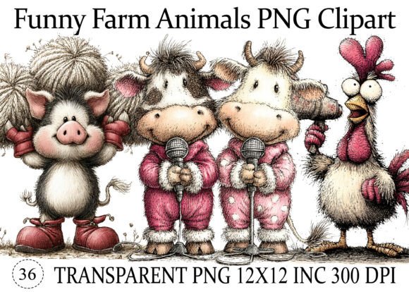 Download Funny Farm Animals PNG Clipart - Anima Collection