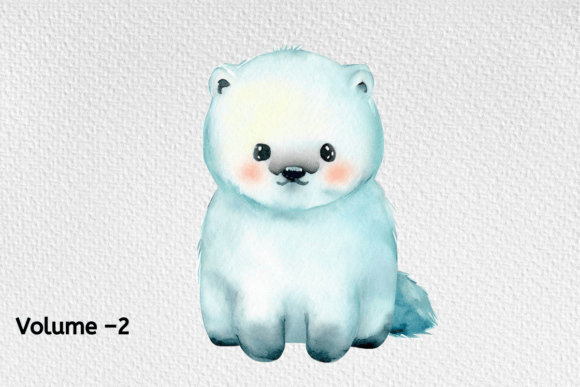 Download Watercolor Arctic Animals Clipart - Anima Collection