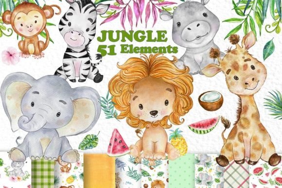 Download Safari Animals, Jungle Animals Clipart - Anima Collection
