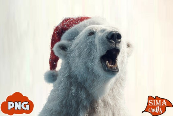Download Christmas Animals Celebrating Polar Bear - Anima Collection