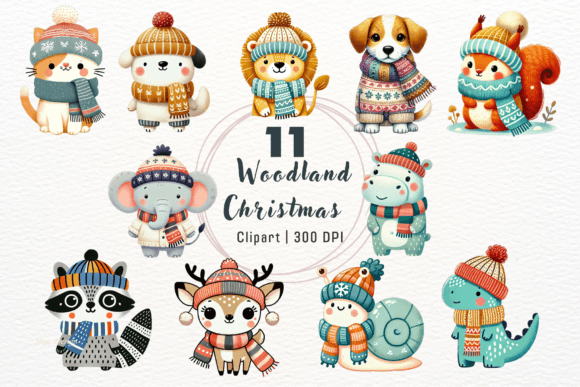 Download Woodland Christmas Sublimation Clipart - Sublimation Collection