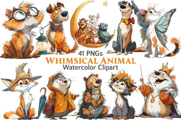 Download Whimsical Animal Clipart - Anima Collection