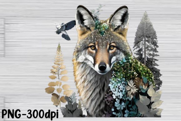 Download Double Exposure Woodland Animal PNG - Anima Collection