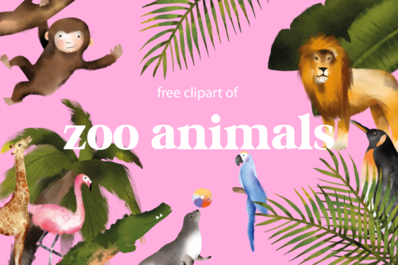 Download Zoo Animals Free Clipart - Anima Collection