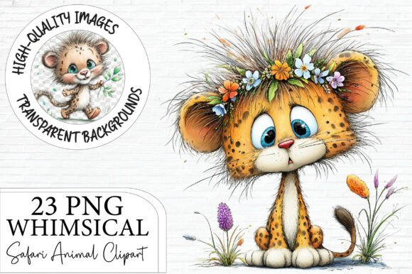 Download Whimsical Safari Animal Clipart - Anima Collection