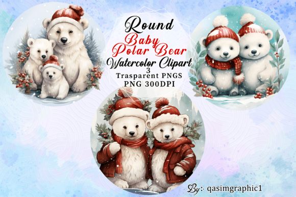 Download Christmas Polar Bear Sublimation Design - Sublimation Collection