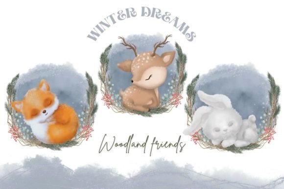 Download Winter Woodland Animals Clipart - Anima Collection