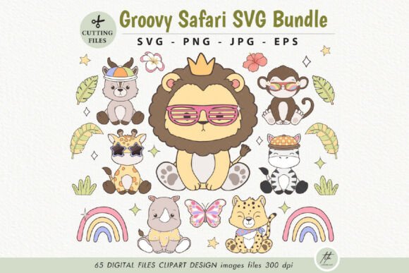 Download Groovy Safari Animal SVG - Anima Collection