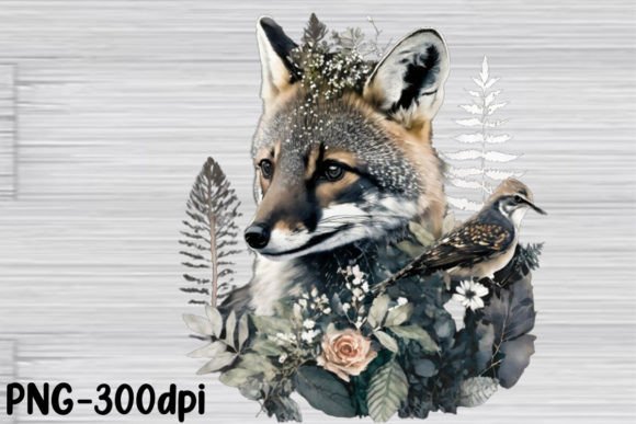 Download Double Exposure Woodland Animal PNG - Anima Collection