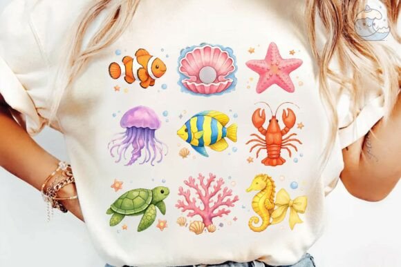 Download Cute Ocean Sea Animals PNG Clipart Bundl - Anima Collection