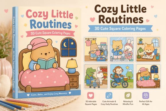 Download Cozy Animals Little Routines Baby Cutie - Anima Collection