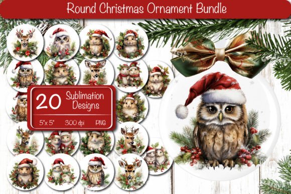 Download Christmas Ornament Sublimation Bundle - Sublimation Collection