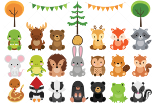 Download Woodland Baby Animals Clipart - Anima Collection