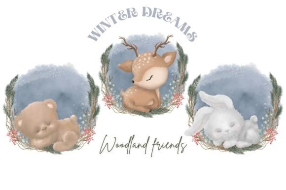 Download Winter Woodland Animals Clipart - Anima Collection