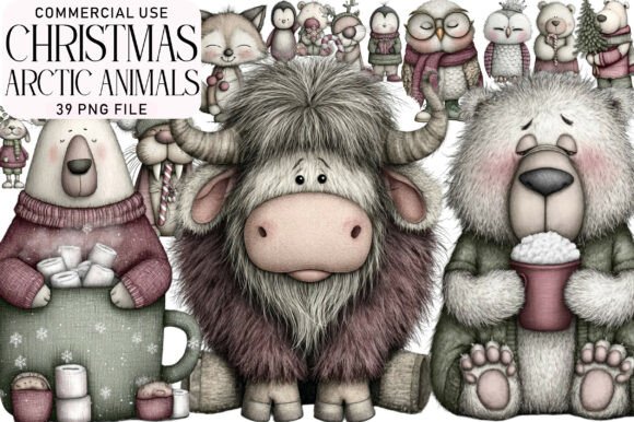 Download Arctic Animals Sublimation Bundle - Anima Collection
