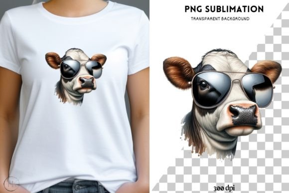 Download Cow in Glasses | Farm Animals PNG - Anima Collection