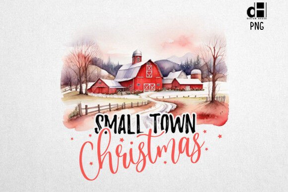 Download Vintage Christmas Farm Sublimation PNG - Sublimation Collection