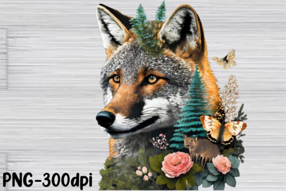 Download Double Exposure Woodland Animal PNG - Anima Collection