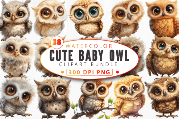 Download Cute Baby Owl Nursery Animal Clipart - Anima Collection