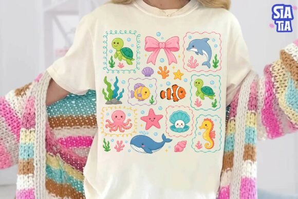 Download Cute Ocean Animals PNG Clipart Bundle - Anima Collection