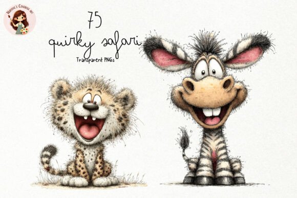 Download Quirky Safari Animals PNG Clipart - Anima Collection