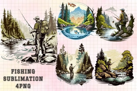 Download Fishing PNG Sublimation - Sublimation Collection