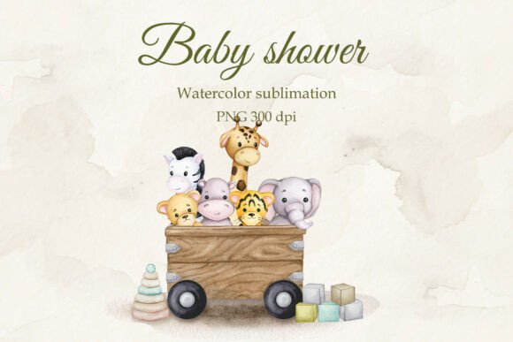 Download Baby Shower. Boho Baby. Safari Animals. - Anima Collection