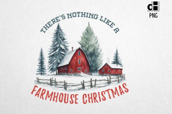Download Vintage Christmas Farm Sublimation PNG - Sublimation Collection