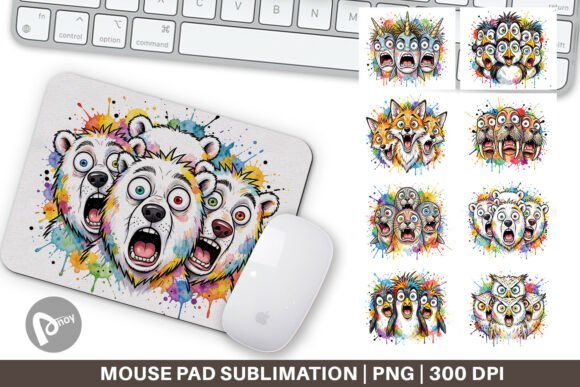 Download Melting Arctic Animals Mouse Pad PNG - Premium Resources