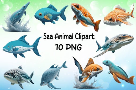 Download Sea Animal Clipart Bundle - Anima Collection