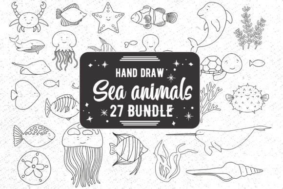 Download Sea Animals Bundle Svg, Sea Animal Svg - Anima Collection
