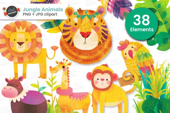 Download Jungle Animals Clipart - Anima Collection