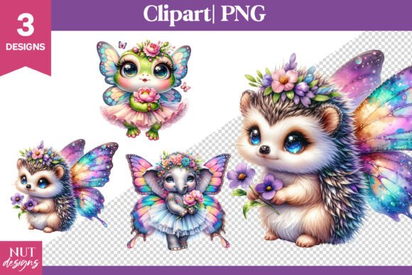 Download Spring Baby Animals Hedgehog, Elephant, - Anima Collection