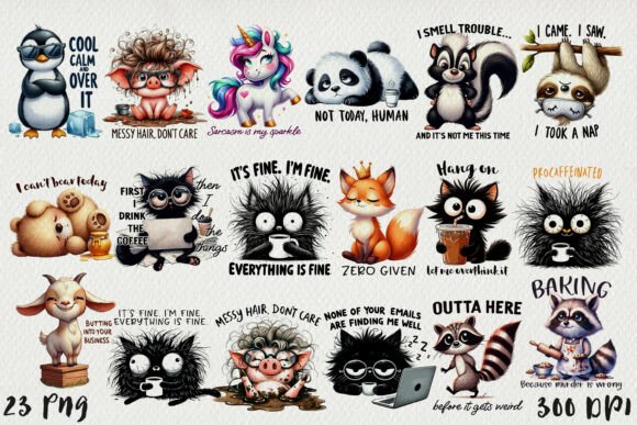 Download Funny Sarcastic Animals Bundle - Anima Collection