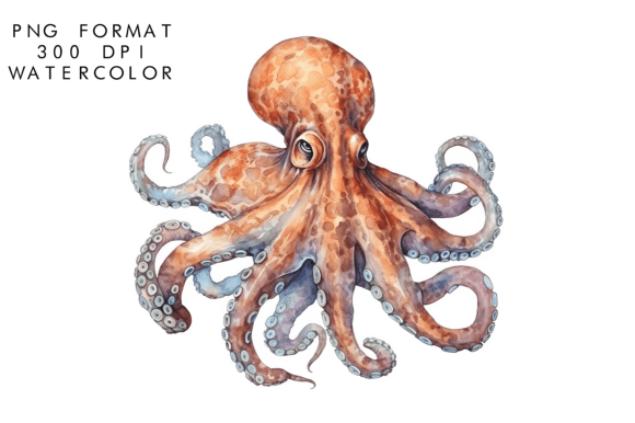 Download Watercolor Octopus Sublimation - Sublimation Collection
