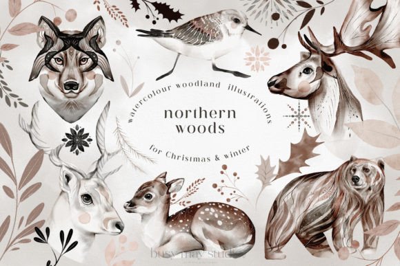Download Winter Christmas Animals Birds Leaves - Anima Collection