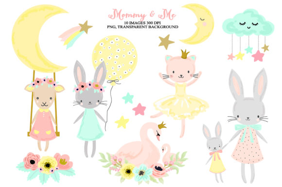 Download Cute Nursery Woodland Baby Girl Animals - Anima Collection