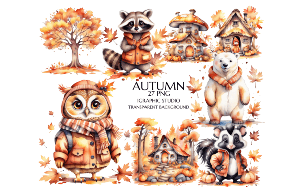 Download Autumn Woodland Animals Clipart - Anima Collection