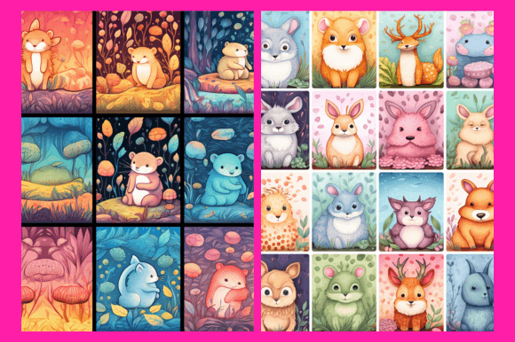 Download Cozy Animals Patterns - Anima Collection