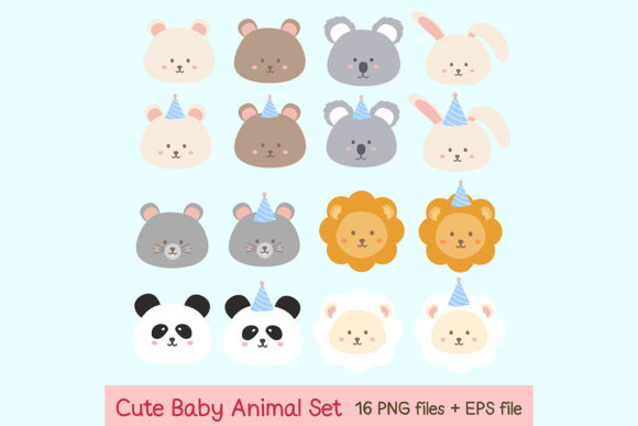 Download Cute Baby Animal Set - Anima Collection