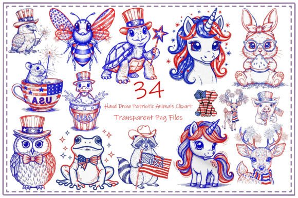 Download Hand Drawn Animal Clipart Bundle - Anima Collection
