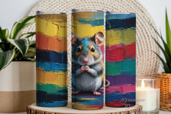 Download Whimsical Animal Art Painting Tumbler - Anima Collection