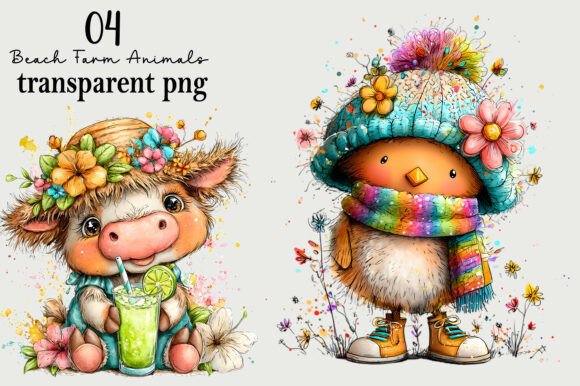 Download Beach Farm Animals PNG Clipart - Anima Collection