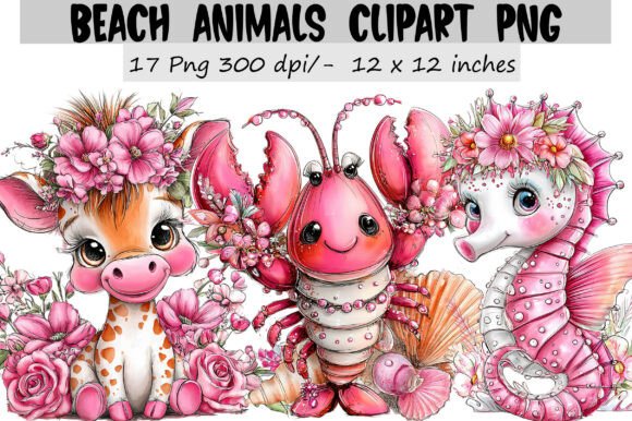 Download Beach Animals Clipart Png - Anima Collection