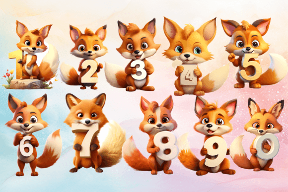 Download Animal Numbers Clipart for Kids - Anima Collection