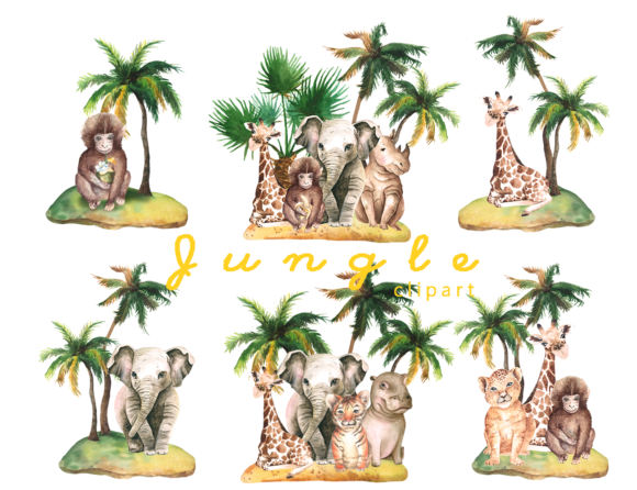 Download Jungle Animals Clipart Nursery PNG - Anima Collection