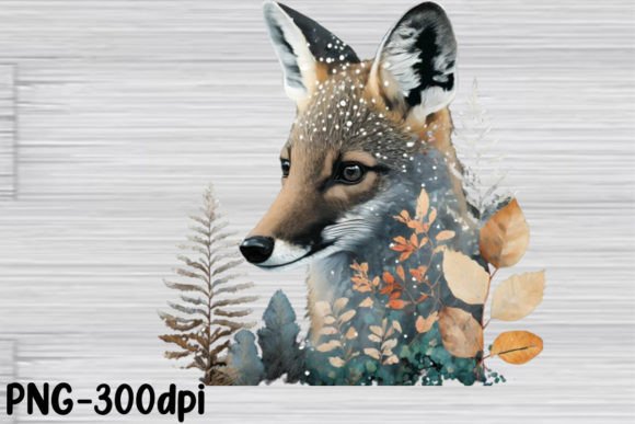Download Double Exposure Woodland Animal PNG - Anima Collection