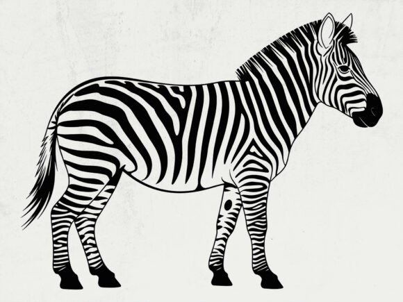 Download Zebra SVG, Hand-Drawn Animal Clipart - Anima Collection